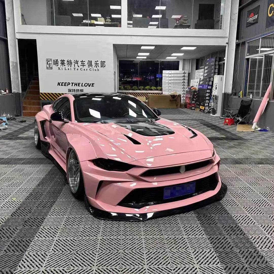 Pink — Robot Craftsman Ford Mustang Dawn Widebody Kit 2015-2023