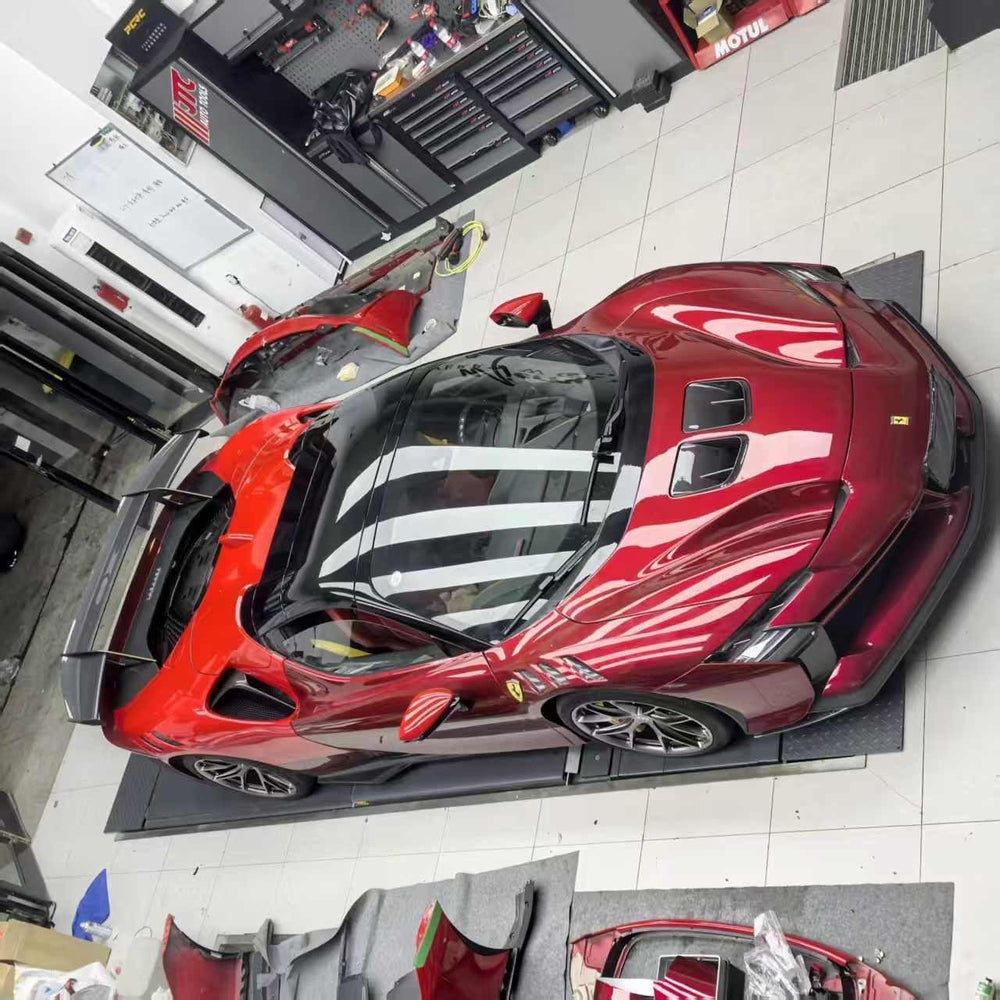Project R Installs — Ferrari SF90XX Style Conversion Kit for SF90 – Complete Prepeg Carbon Body Kit