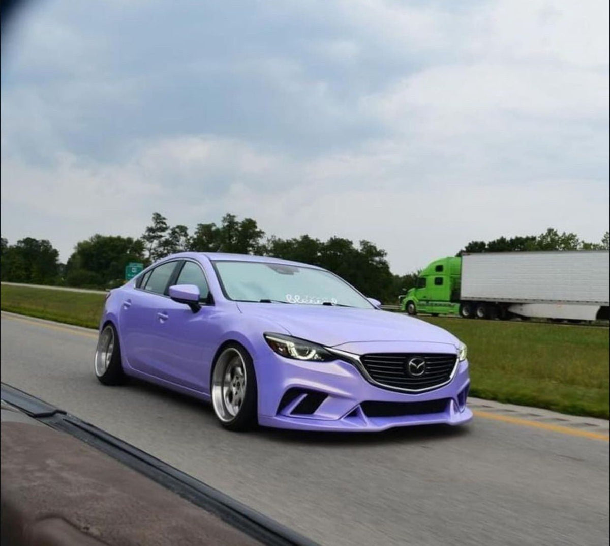 Purple — Robot Craftsman Mazda 6 2014-2017 Front Bumper & Front Lip