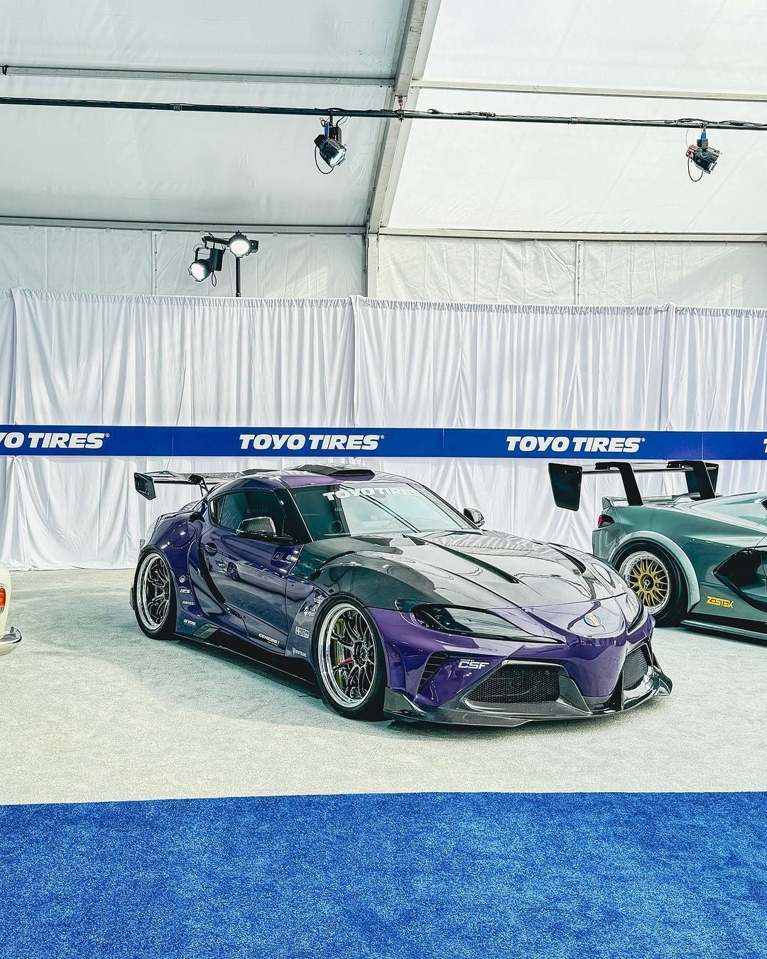 Purple — Robot Hyperion (Style B) Toyota GR Supra Moray Full Widebody Kit