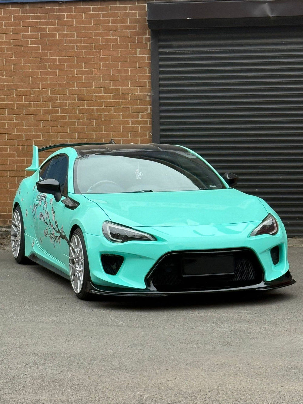 Tiffany Blue GT86 — Robot Craftsman Front Bumper