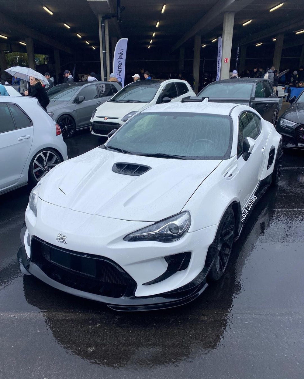 White Robot Craftsman Widebody — GT86 / BRZ / FR-S — Build 2
