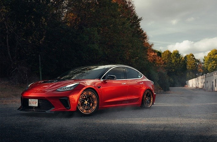 Red Tesla Model 3 — Robot Craftsman HACKER Narrowbody — Build 2