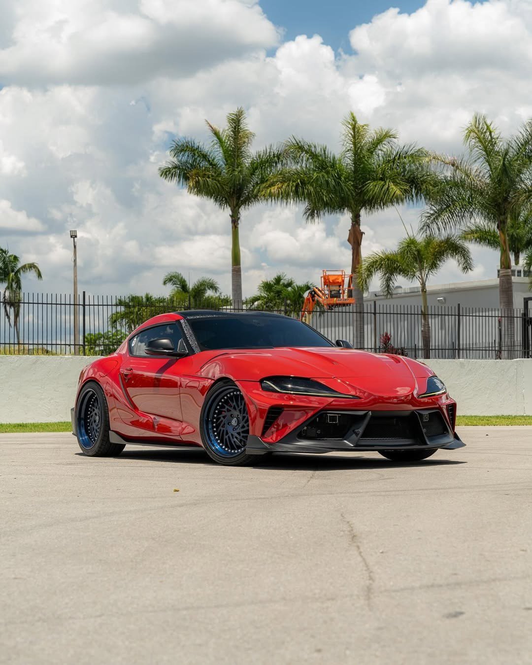 Toyota GR Supra — Robot Alerion B Bodykit | Red
