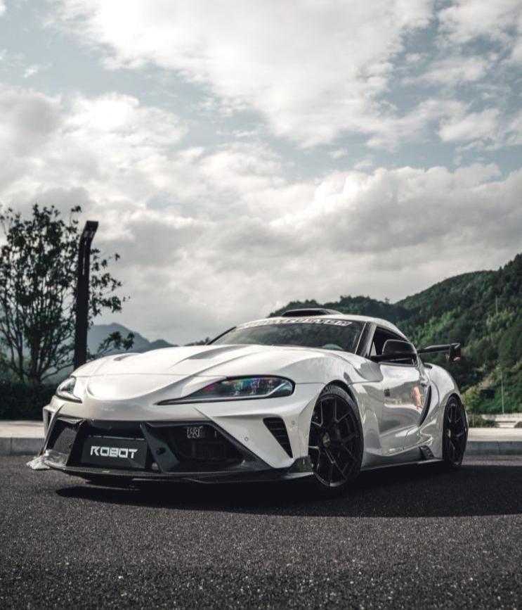 Toyota GR Supra — Robot Alerion B Bodykit | White — Build 2