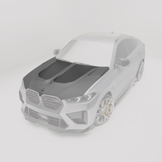 BMW X6M F96 LCI Carbon Fiber Hood 3500