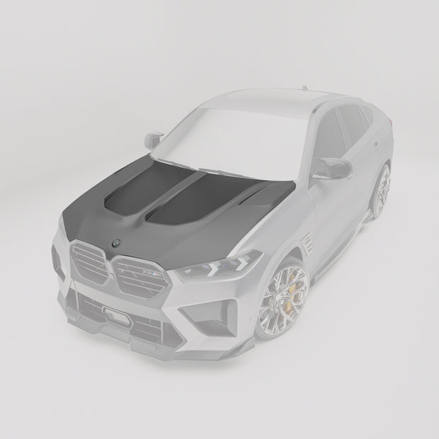BMW X6M F96 LCI Carbon Fiber Hood