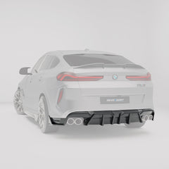 BMW X6M F96 LCI Carbon Fiber Rear Diffuser