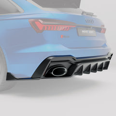 Audi RS6 C8 Carbon Fiber Rear Diffuser