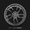 CMST Monoblock Custom Forged Wheels CS112 - Robot Bodykits