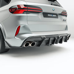 BMW X5M F95 LCI Carbon Fiber Rear Diffuser