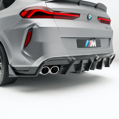 BMW X6M F96 LCI Carbon Fiber Rear Diffuser