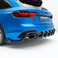 Audi RS4 B9.5 Facelift Carbon Fiber Rear Diffuser