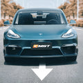 CMST Tuning Carbon Fiber Front Bumper for Tesla Model 3 Ver.1 with Carbon Fiber Canards & Front Lip - Robot Bodykits