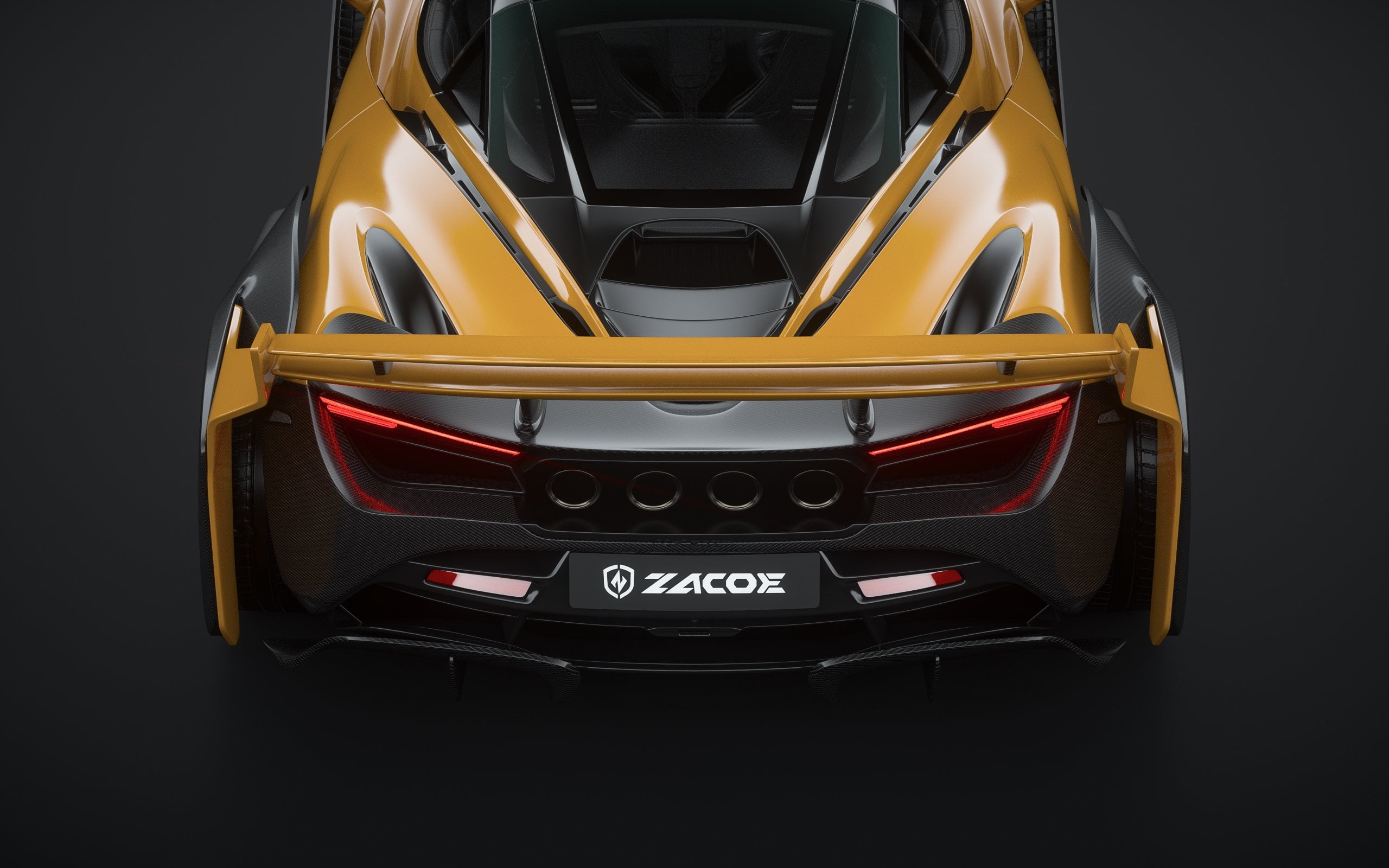 ZACOE McLaren 720s Galaxy Carbon Fibre Wide Body Kit (43pcs/set)