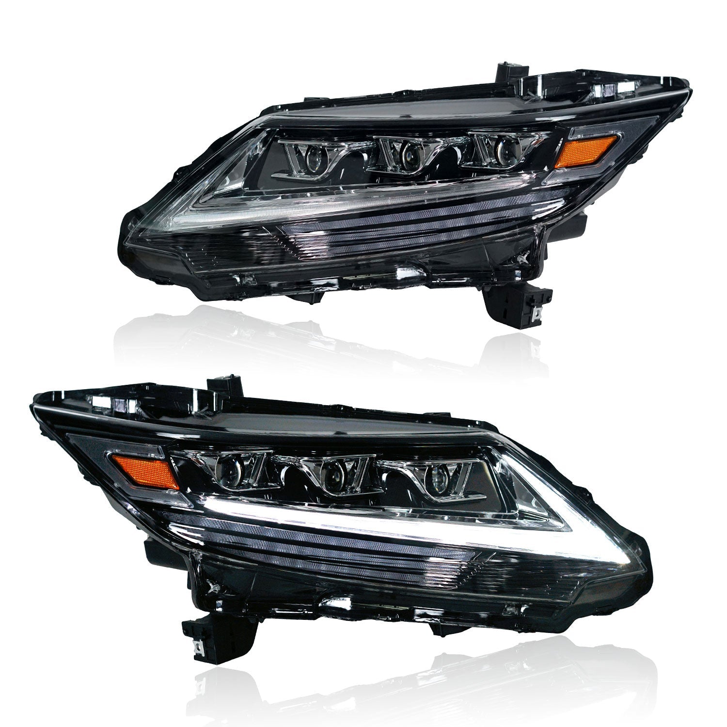 Full LED Headlights Assembly For Honda Odyssey 2015-2021