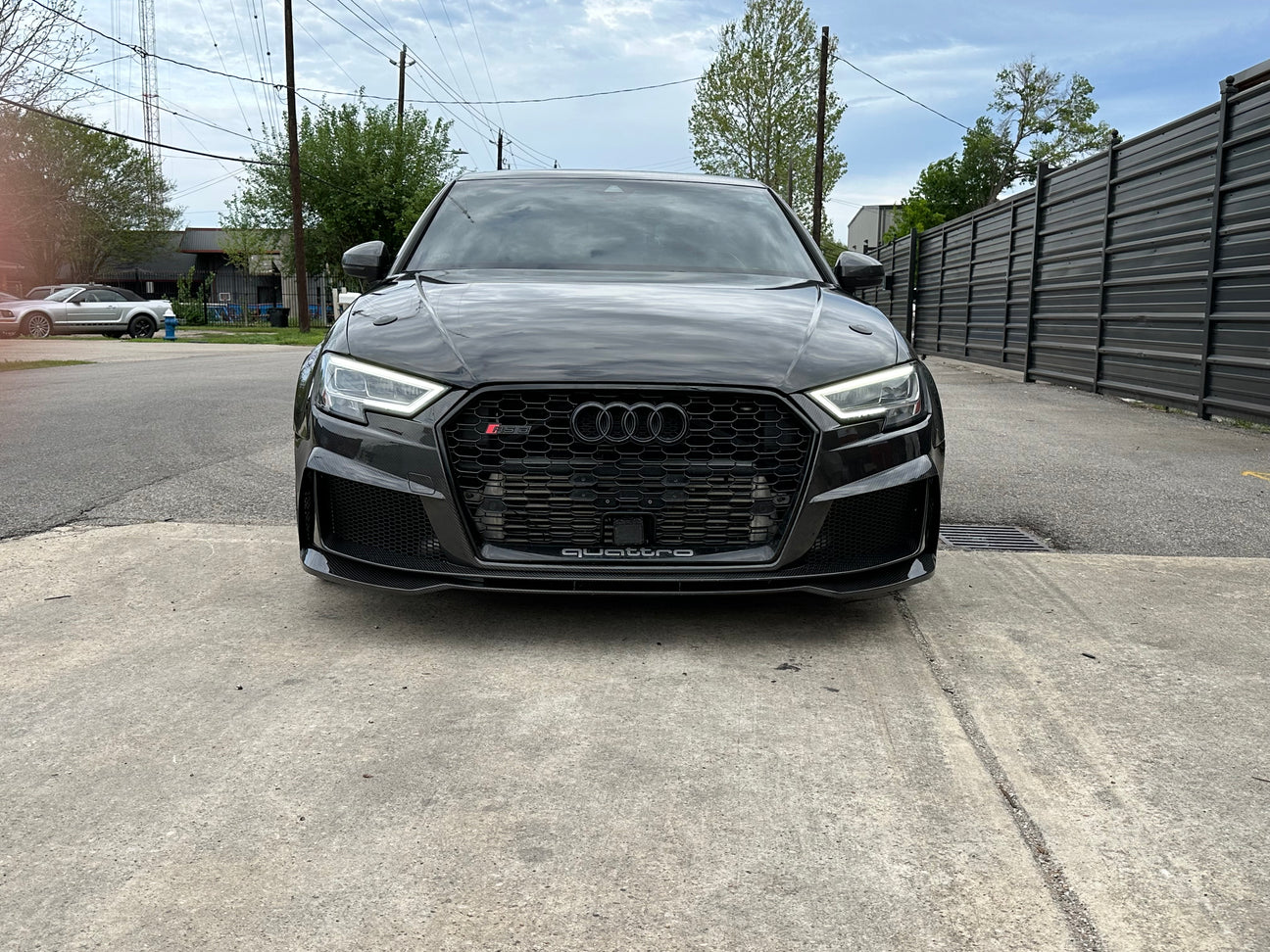 Karbel Carbon Dry Carbon Fiber RS3 Style Front Bumper for Audi A3 & A3 S Line & S3 2017-2020 8.5V