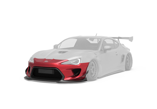 Robot Craftsman Toyota GT86 / BRZ Widebody Front Bumper & Front Lip 922