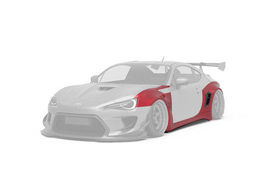 Robot Craftsman Toyota GT86 / BRZ Widebody Archs & Skirts 922