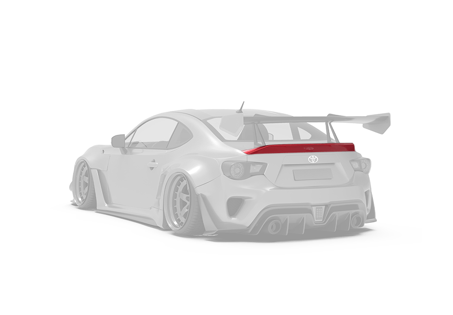 Robot Craftsman Toyota GT86 / BRZ Ducktail Spoiler