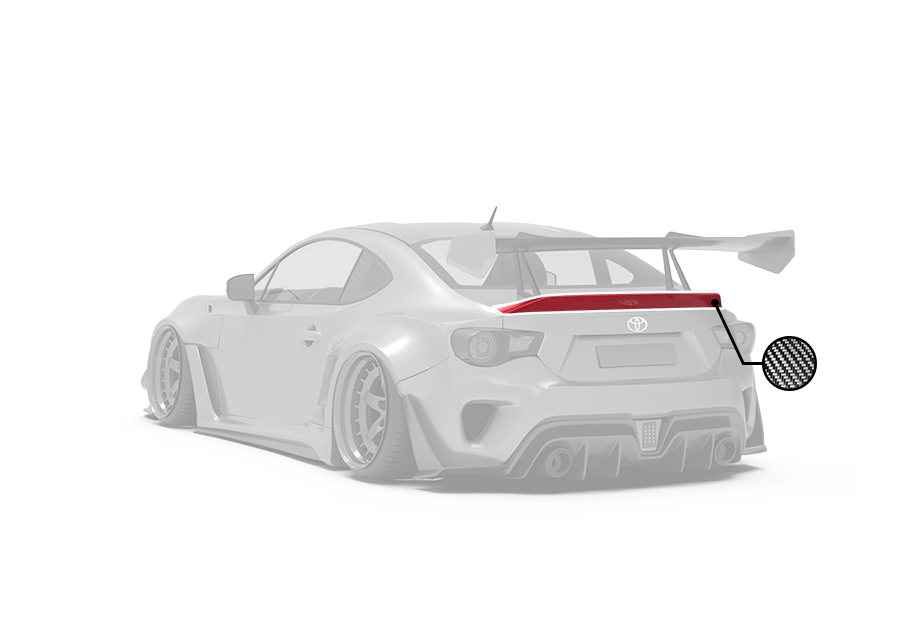 Robot Craftsman Toyota GT86 / BRZ Ducktail Spoiler