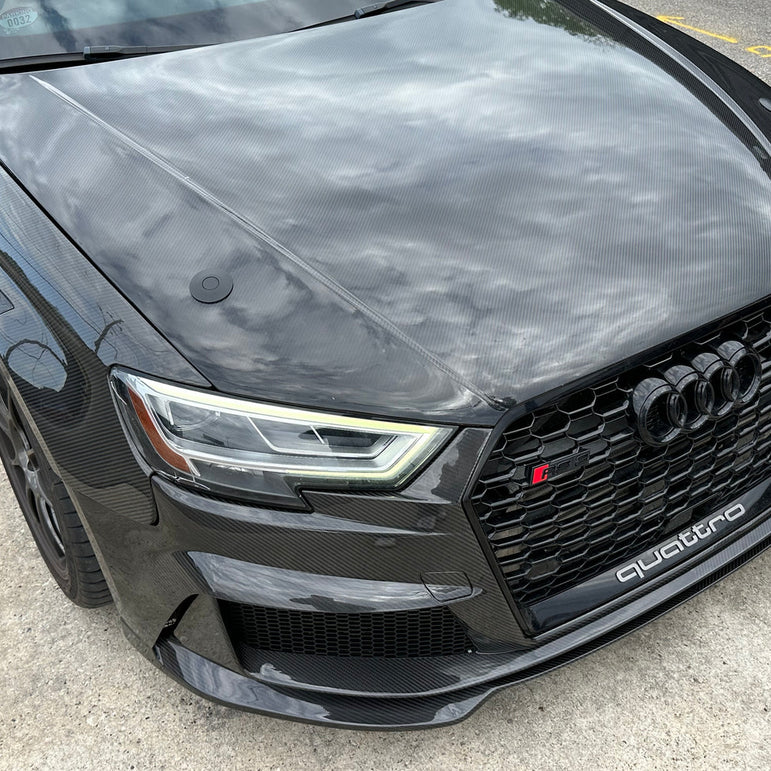 Karbel Carbon Dry Carbon Fiber RS3 Style Front Bumper for Audi A3 & A3 S Line & S3 2017-2020 8.5V