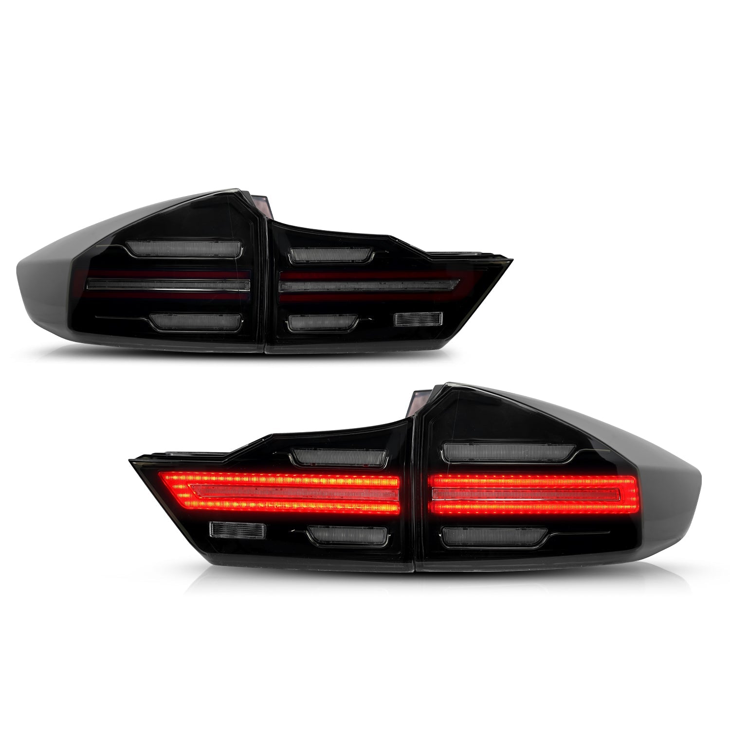 Full LED Tail Lights Assembly For Honda City 2014-2020