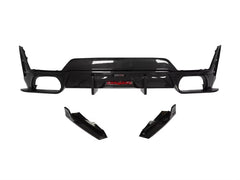 TAKD Carbon Fiber Rear Diffuser & Canards for BMW 3 Series G20 330i M340i 2023-ON LCI