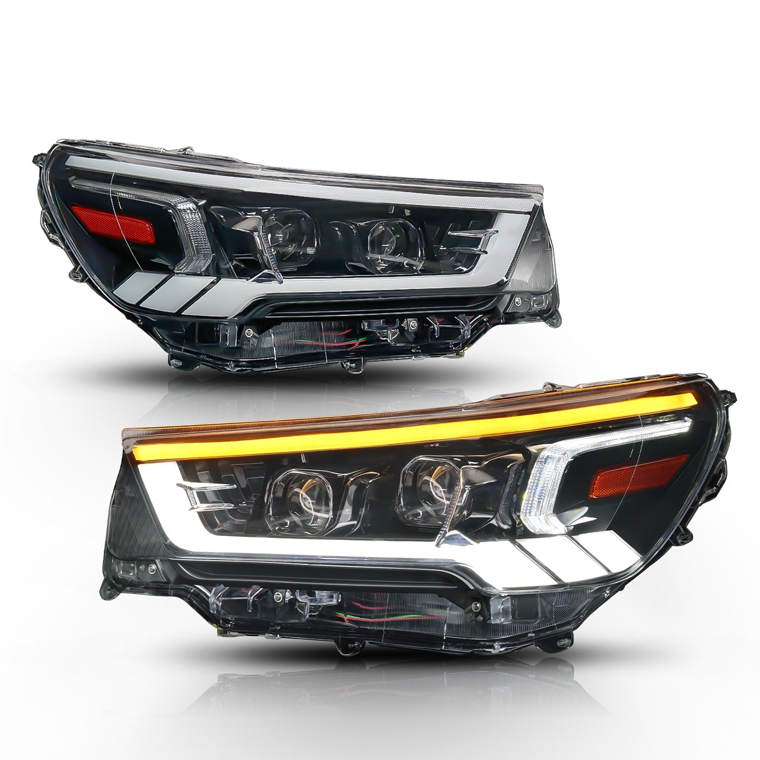 Full LED Headlights Assembly For Toyota Hilux 2021-2023