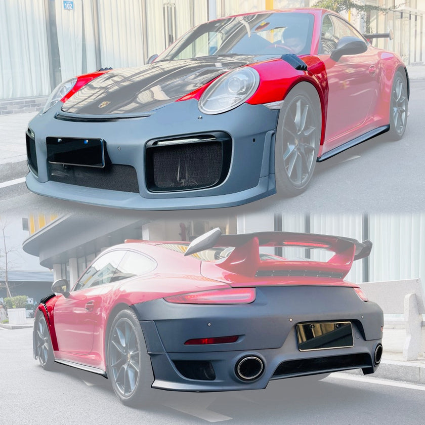 2012 - 2018 Porsche 911 991.1 GT2 RS Style Conversion Body Kit Aftermarket Carbon Fiber Part / Bodykit - Robot Bodykits