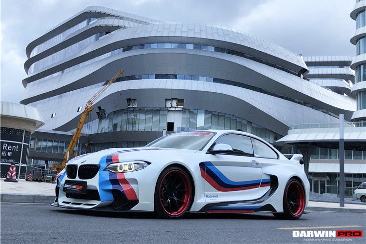 2014 - 2019 BMW 2 Series F22 VR Style Partial Carbon Fiber Wide Body Full Body Kit Aftermarket Carbon Fiber Part / Bodykit - Robot Bodykits
