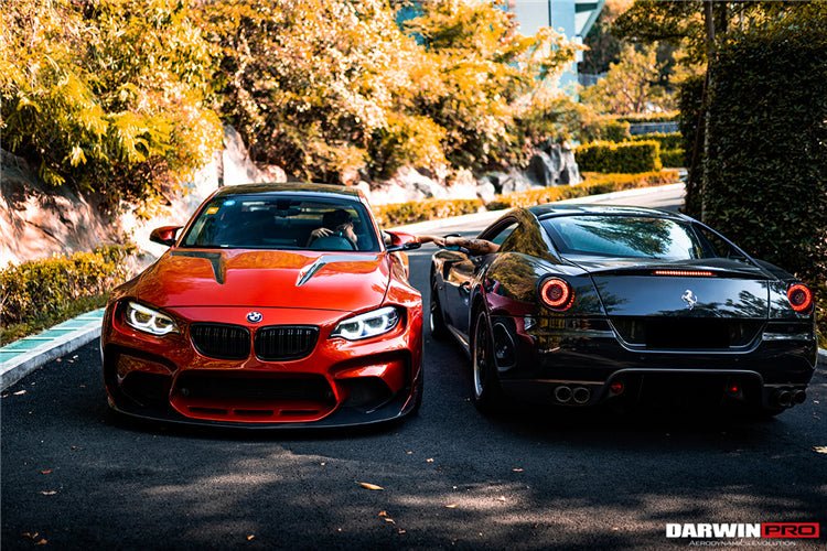 2014 - 2019 BMW 2 Series F22 VR Style Partial Carbon Fiber Wide Body Full Body Kit Aftermarket Carbon Fiber Part / Bodykit - Robot Bodykits