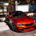 2014 - 2019 BMW 2 Series F22 VR Style Partial Carbon Fiber Wide Body Full Body Kit Aftermarket Carbon Fiber Part / Bodykit - Robot Bodykits
