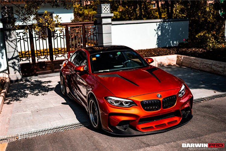 2014 - 2019 BMW 2 Series F22 VR Style Partial Carbon Fiber Wide Body Full Body Kit Aftermarket Carbon Fiber Part / Bodykit - Robot Bodykits