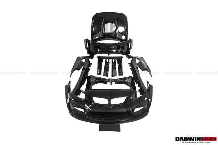 2014 - 2019 BMW 2 Series F22 VR Style Partial Carbon Fiber Wide Body Full Body Kit Aftermarket Carbon Fiber Part / Bodykit - Robot Bodykits