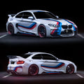 2014 - 2019 BMW 2 Series F22 VR Style Partial Carbon Fiber Wide Body Full Body Kit Aftermarket Carbon Fiber Part / Bodykit - Robot Bodykits