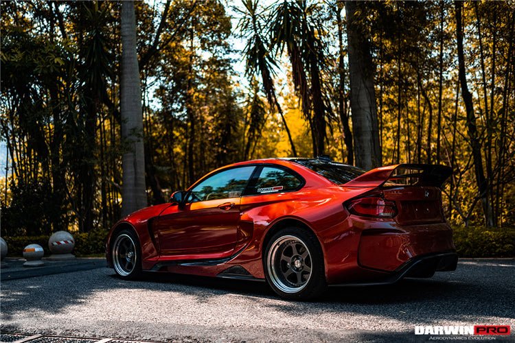 2014 - 2019 BMW 2 Series F22 VR Style Partial Carbon Fiber Wide Body Full Body Kit Aftermarket Carbon Fiber Part / Bodykit - Robot Bodykits