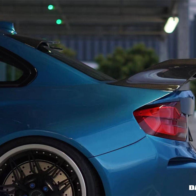 2014–2021 BMW VR - Style Trunk Spoiler Wing, Fits 2 Series, M2, F22, F87 Aftermarket Carbon Fiber Part / Bodykit - Robot Bodykits