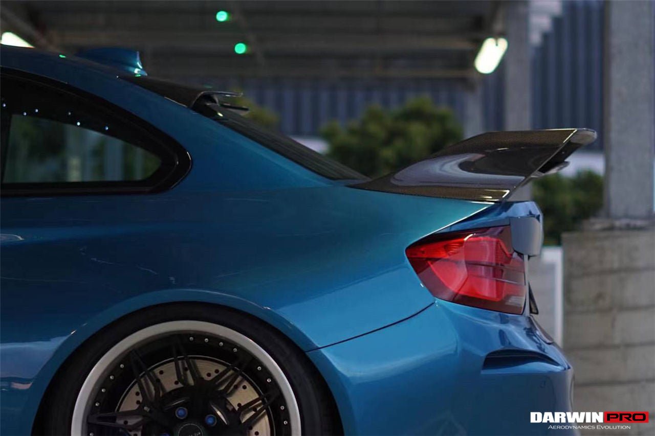 2014–2021 BMW VR - Style Trunk Spoiler Wing, Fits 2 Series, M2, F22, F87 Aftermarket Carbon Fiber Part / Bodykit - Robot Bodykits