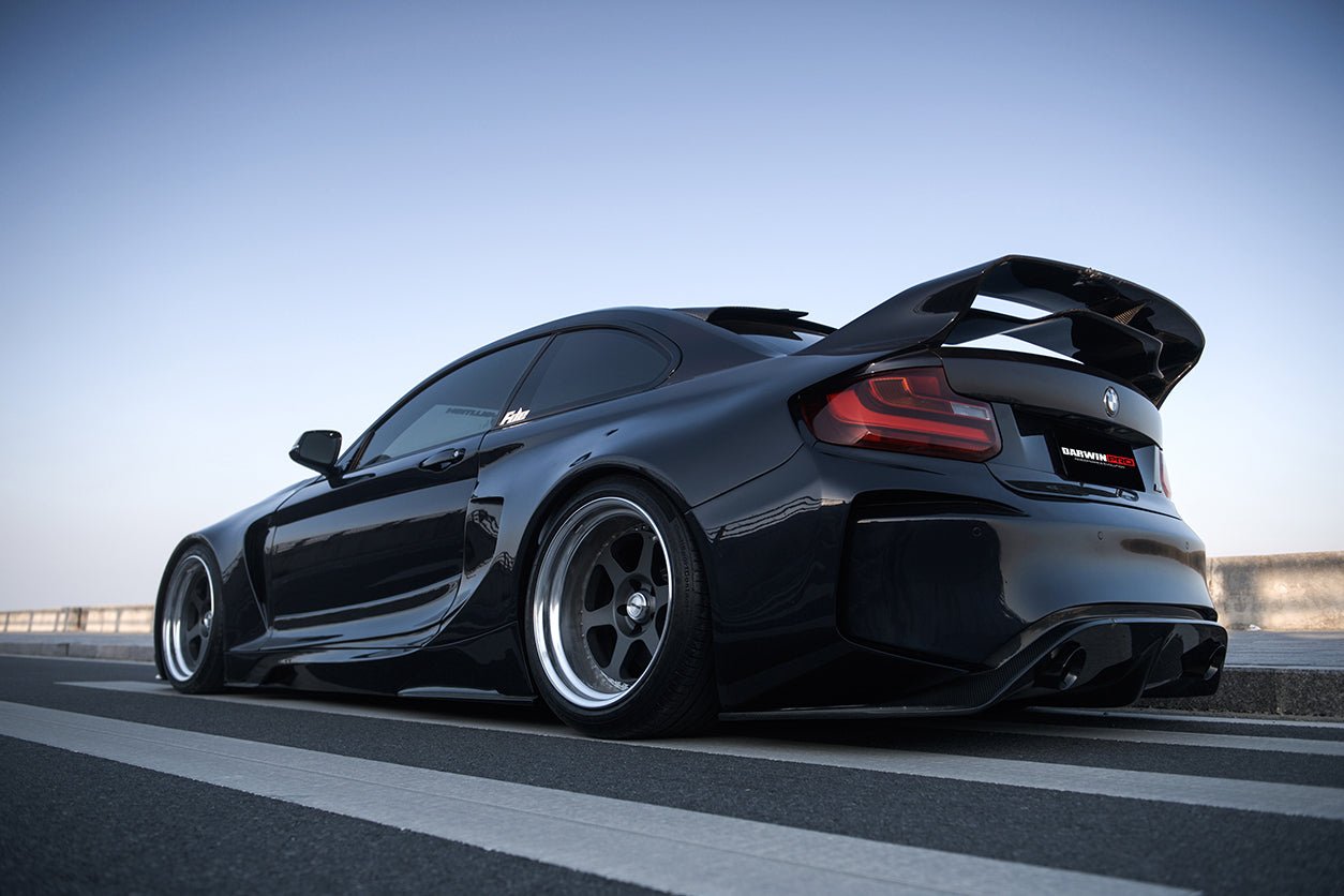 2014–2021 BMW VR - Style Trunk Spoiler Wing, Fits 2 Series, M2, F22, F87 Aftermarket Carbon Fiber Part / Bodykit - Robot Bodykits