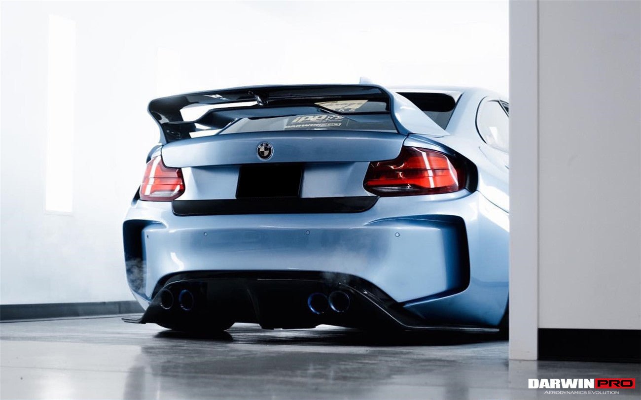 2014–2021 BMW VR - Style Trunk Spoiler Wing, Fits 2 Series, M2, F22, F87 Aftermarket Carbon Fiber Part / Bodykit - Robot Bodykits