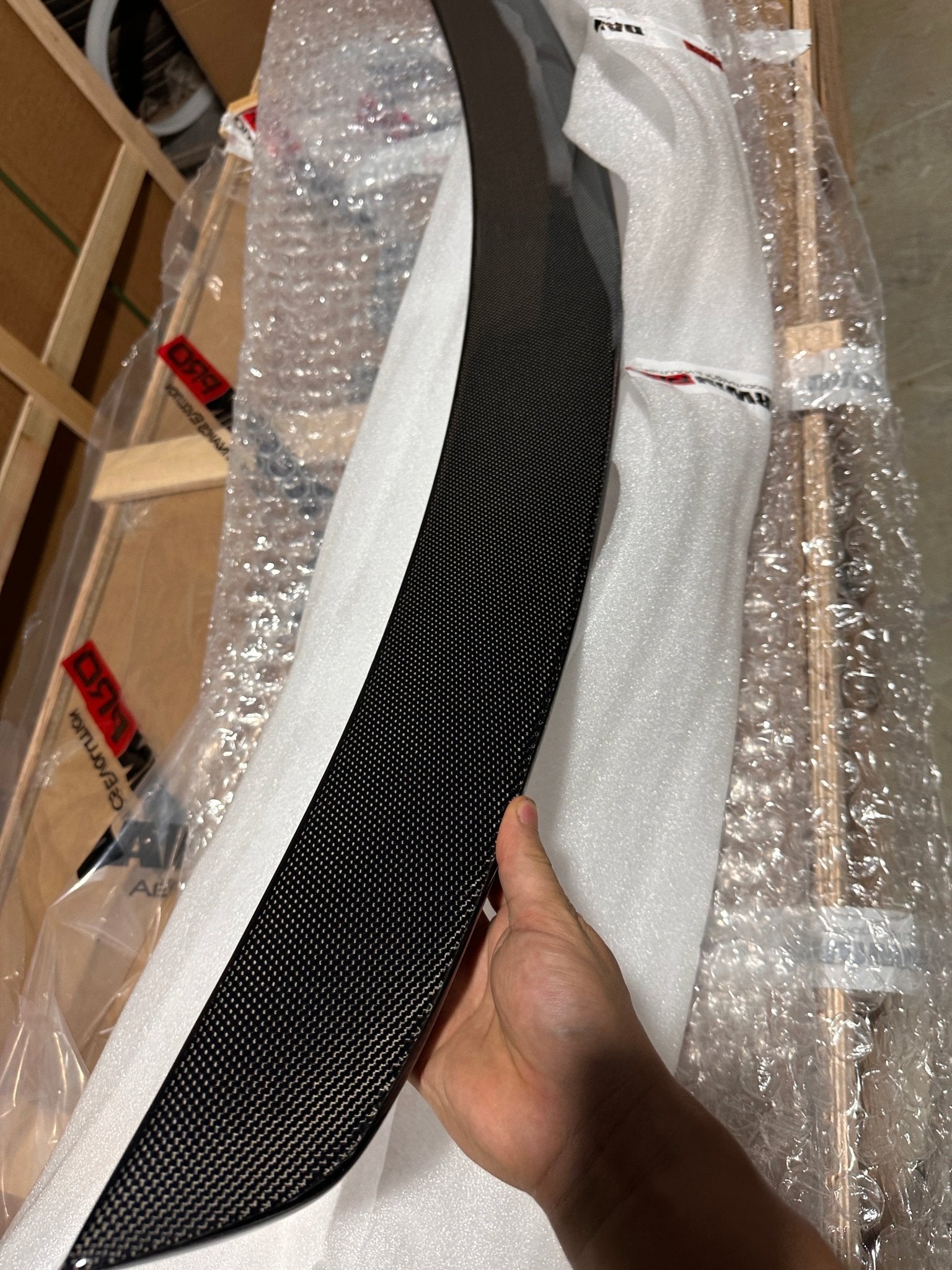 2015 - 2020 Ferrari 488 GTB BKSS Style Carbon Fiber Trunk Spoiler Aftermarket Carbon Fiber Part / Bodykit - Robot Bodykits