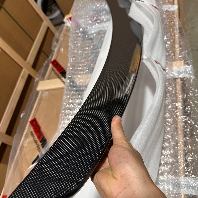 2015 - 2020 Ferrari 488 GTB BKSS Style Carbon Fiber Trunk Spoiler Aftermarket Carbon Fiber Part / Bodykit - Robot Bodykits