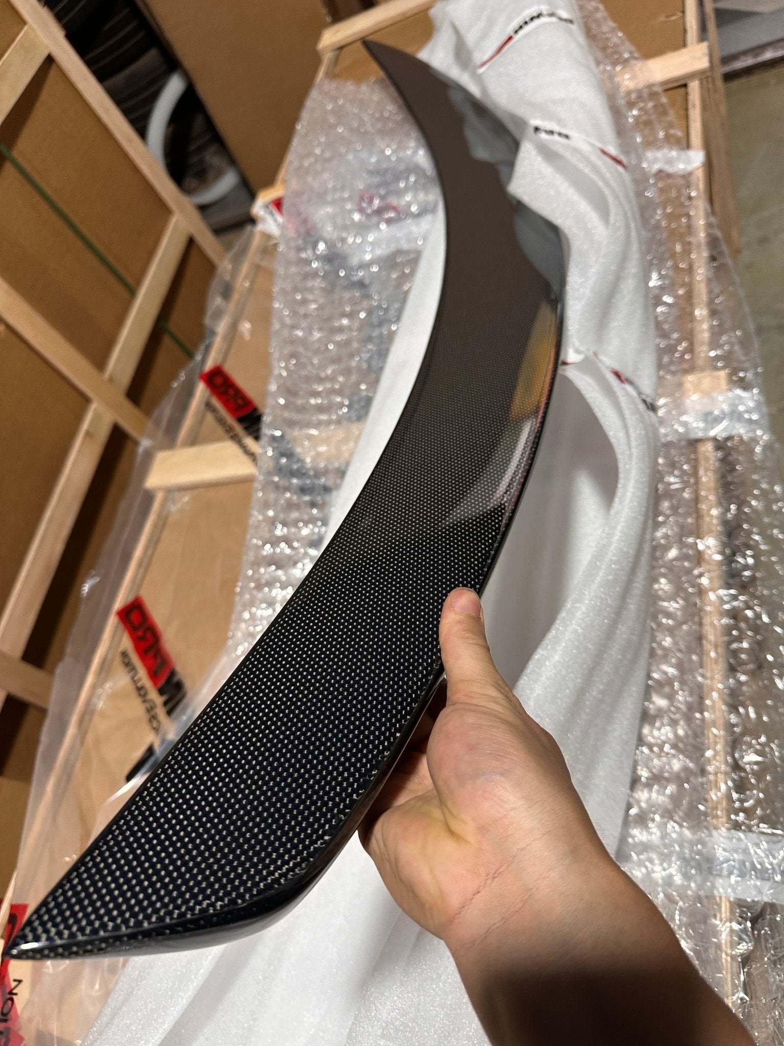 2015 - 2020 Ferrari 488 GTB BKSS Style Carbon Fiber Trunk Spoiler Aftermarket Carbon Fiber Part / Bodykit - Robot Bodykits