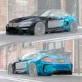 2016 - 2020 BMW M2 F87 VR Style Partial Carbon Fiber Wide Full Body kit Aftermarket Carbon Fiber Part / Bodykit - Robot Bodykits