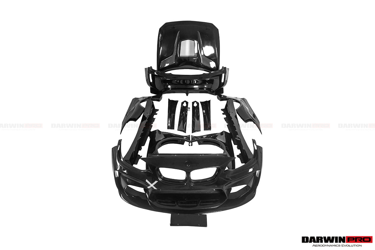 2016-2020 BMW M2 F87 VR Style Partial Carbon Fiber Wide Full Body kit Aftermarket Carbon Fiber Part / Bodykit - Robot Bodykits