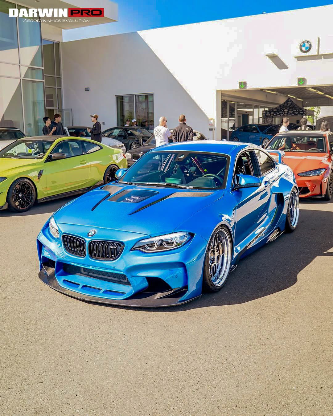 2016-2020 BMW M2 F87 VR Style Partial Carbon Fiber Wide Full Body kit Aftermarket Carbon Fiber Part / Bodykit - Robot Bodykits