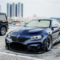 2016 - 2020 BMW M2 F87 VR Style Partial Carbon Fiber Wide Full Body kit Aftermarket Carbon Fiber Part / Bodykit - Robot Bodykits