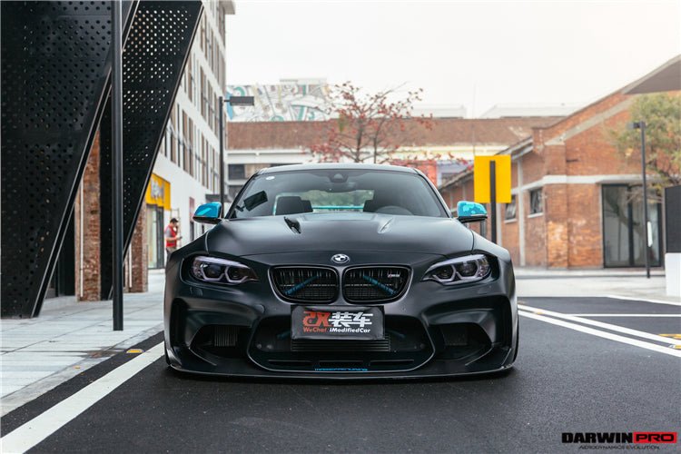 2016 - 2020 BMW M2 F87 VR Style Partial Carbon Fiber Wide Full Body kit Aftermarket Carbon Fiber Part / Bodykit - Robot Bodykits