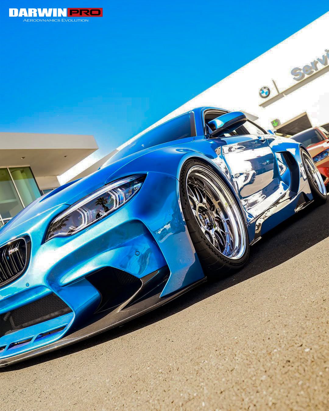 2016-2020 BMW M2 F87 VR Style Partial Carbon Fiber Wide Full Body kit Aftermarket Carbon Fiber Part / Bodykit - Robot Bodykits